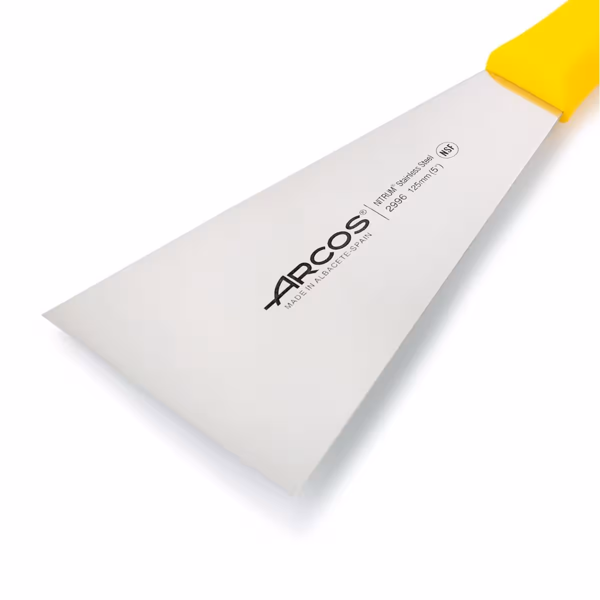 Arcos-Espátula-Serie-2900-Color-Amarillo-125x90mm