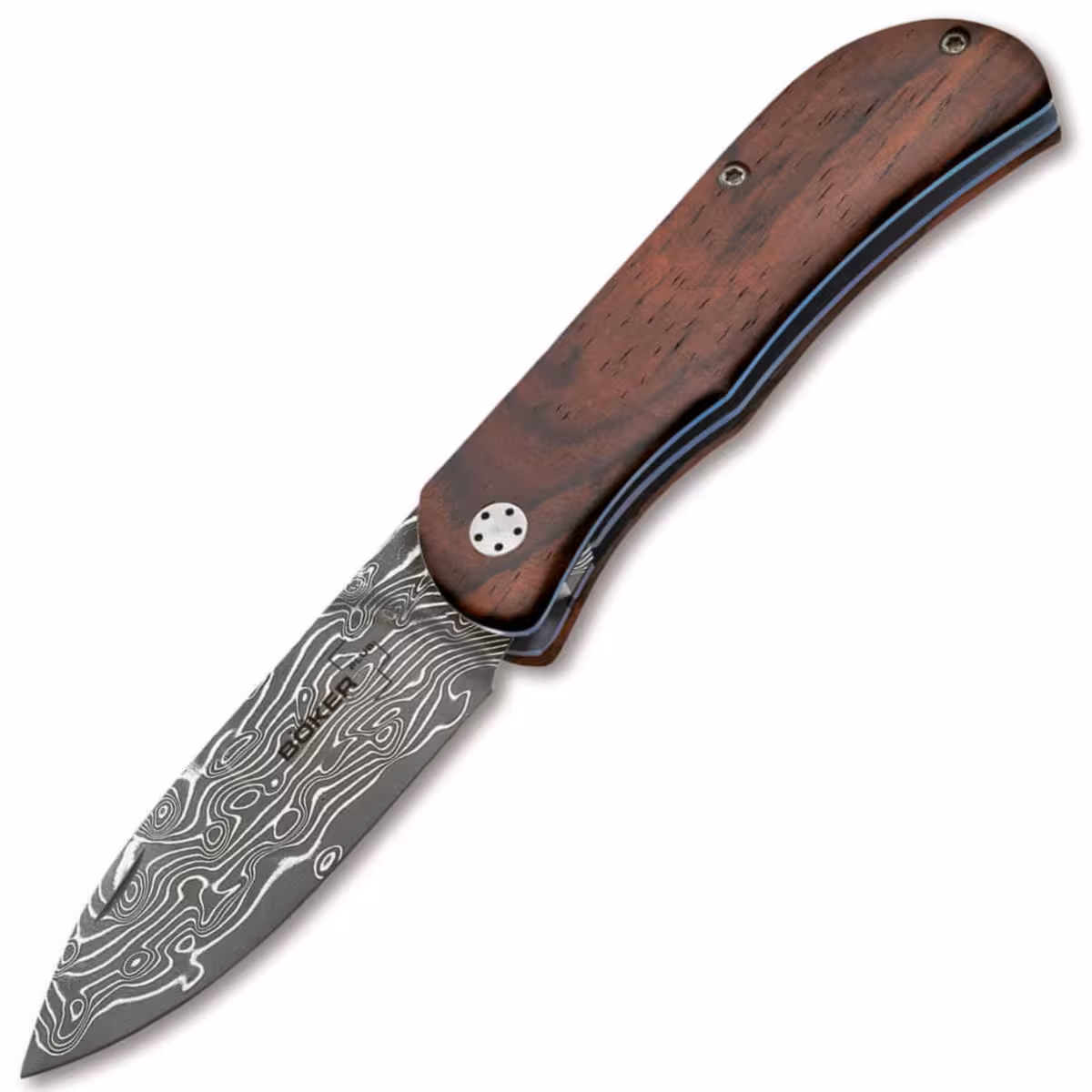 Damaškový Nůž Böker Plus Exskelibur II Cocobolo Damast 01BO223DAM