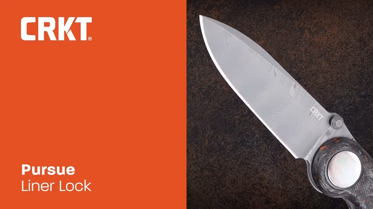 Damaškový Zavírací Nůž CRKT Walker Limited Edition Pursue 4011