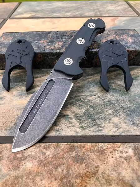 Harpoon-Fixed-Blade-Knife-Black-G-10