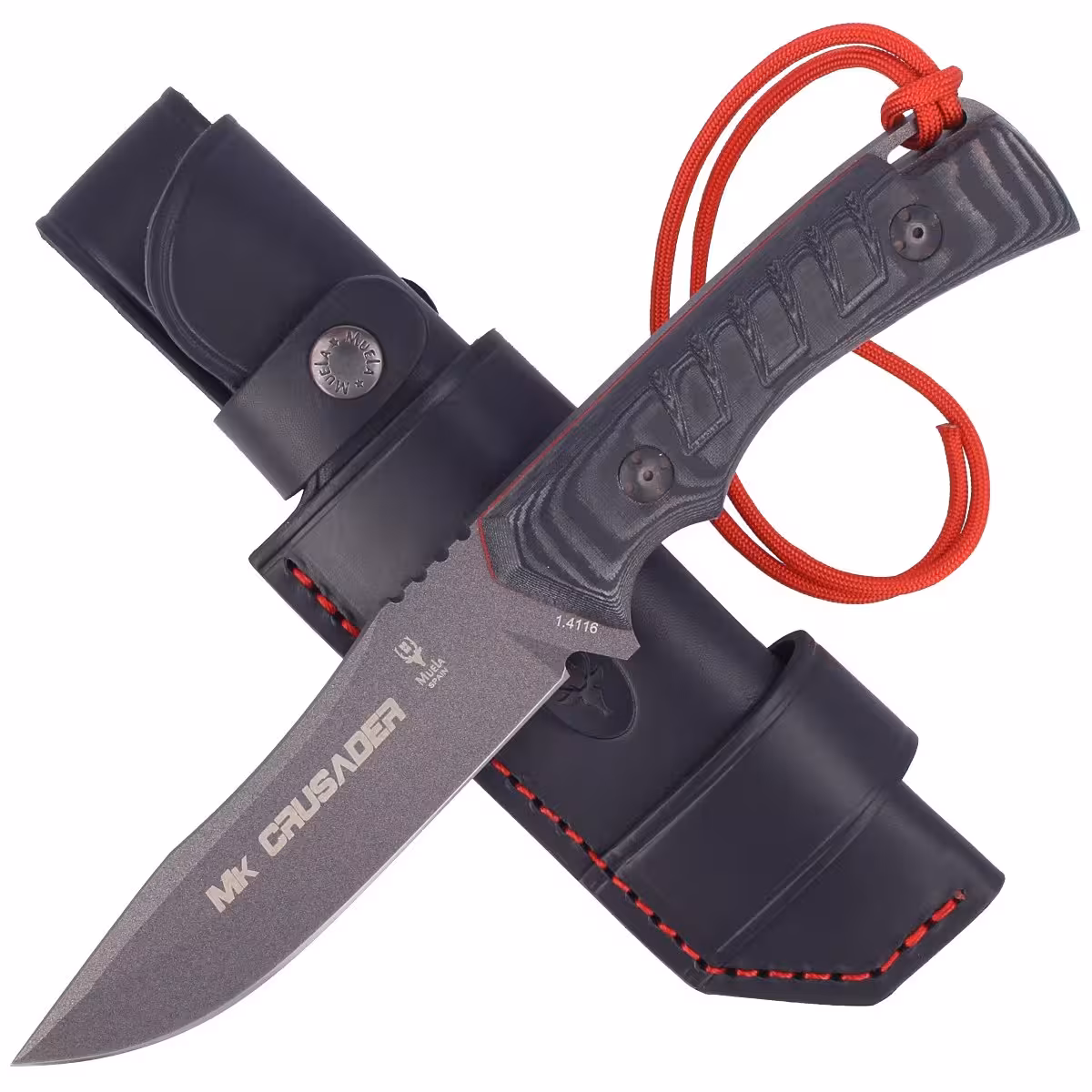 Muela-Full-Tang-Micarta-Black-130mm-knife-CRUSADER-13M-N