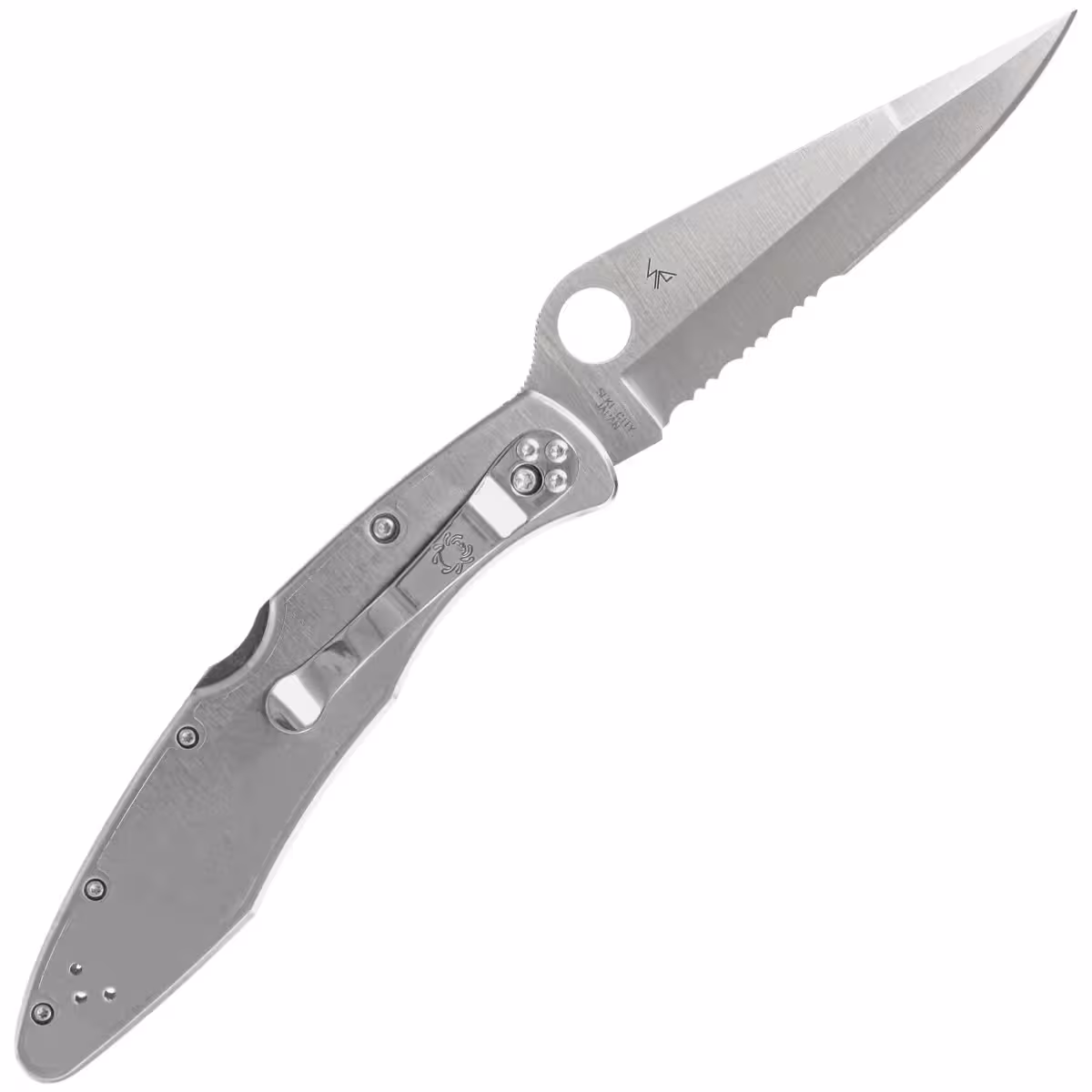 Spyderco-Police-Stainless-Steel-Satin-Combo-VG-10