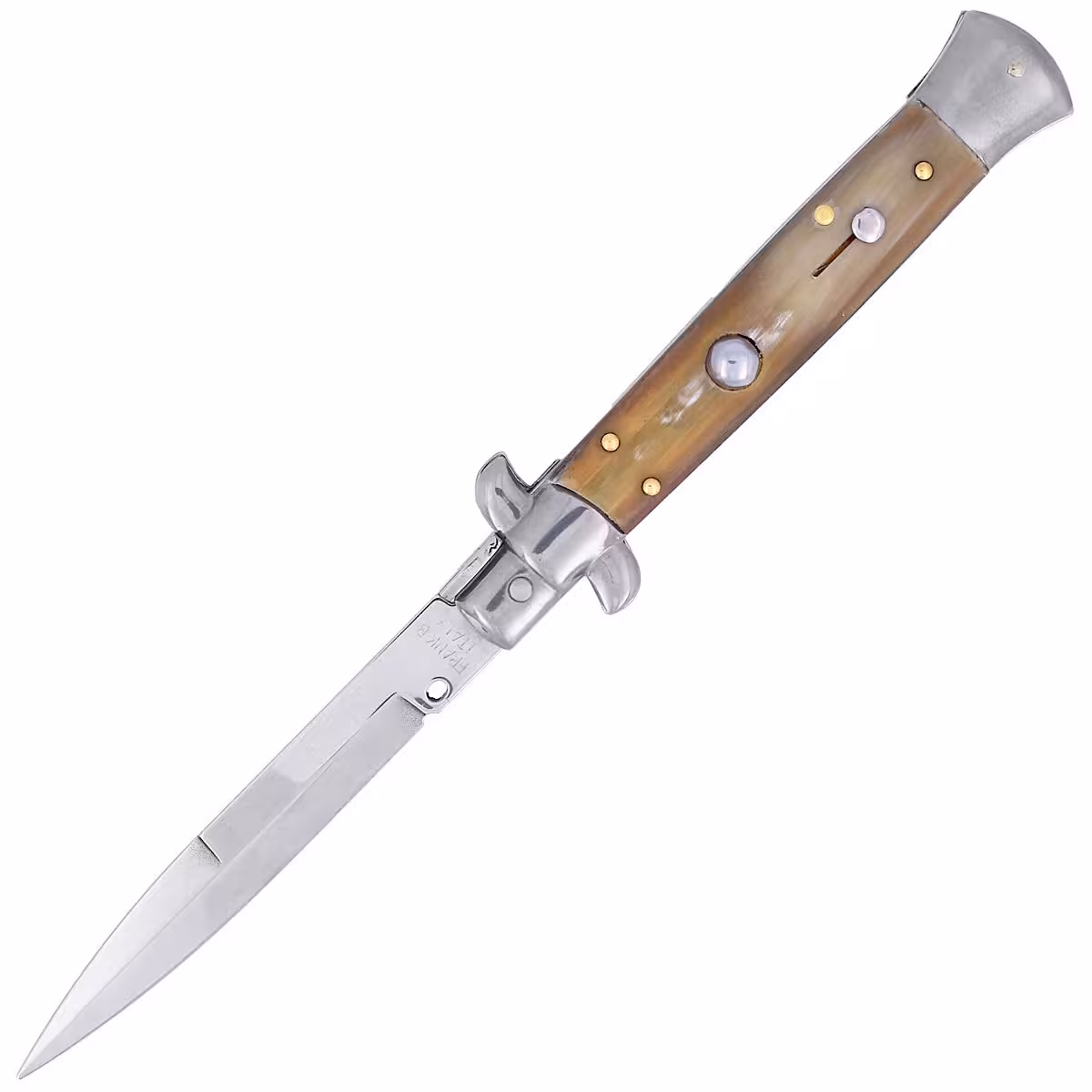 Frank-Beltrame-Bayonet-Honey-Horn-23cm-switchblade-FB-23-48B