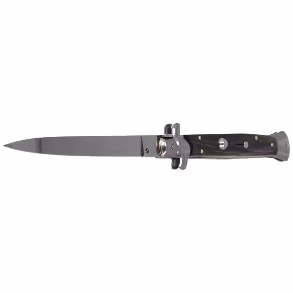 Vystřelovací Nůž Beltrame Stiletto Bufalo Horn Blade Swedge  23/58BD