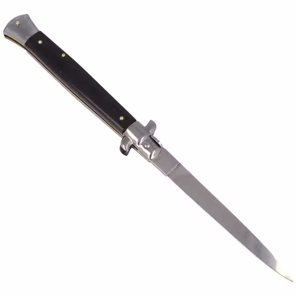 Vystřelovací Nůž Beltrame Stiletto Bufalo Horn Blade Swedge  23/58BD