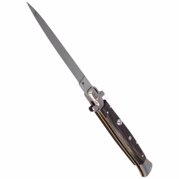 Vystřelovací Nůž Beltrame Stiletto Bufalo Horn Blade Swedge  23/58BD