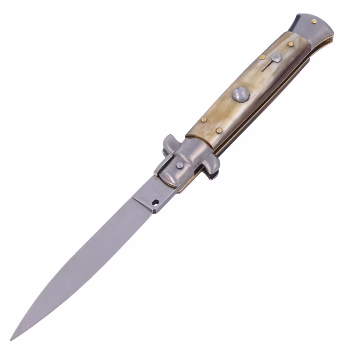Frank-Beltrame-Stiletto-Honey-Horn-23cm-switchblade-FB-23-48