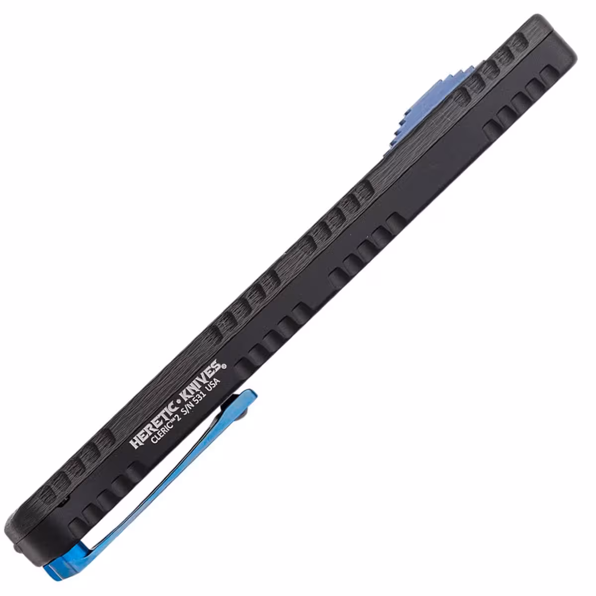 Heretic-Knives-Cleric-II-Stonewashed-Carbon-H019-2B-CF/BLU