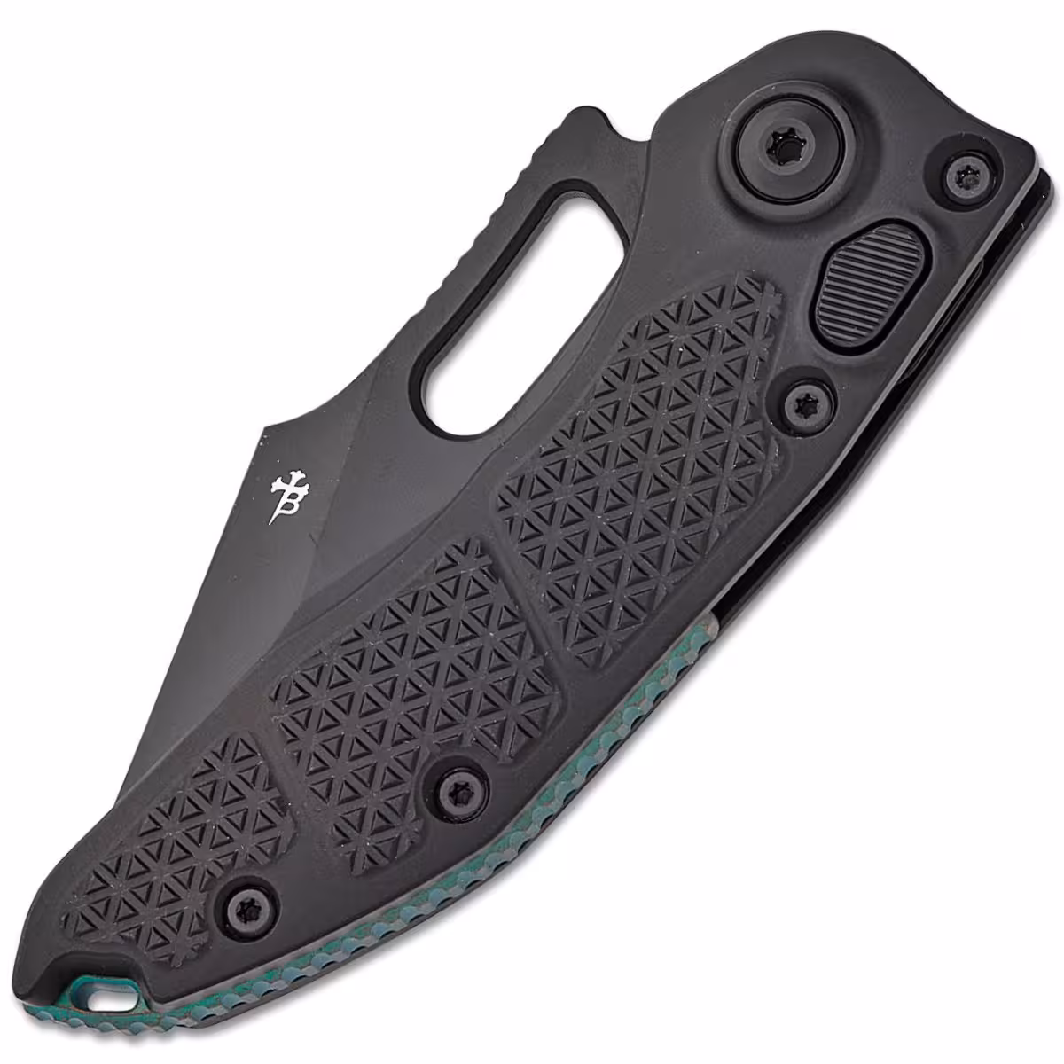 Microtech/Borka-Antique-Green-Titanium-Backspacer-169-1BK-A3TI