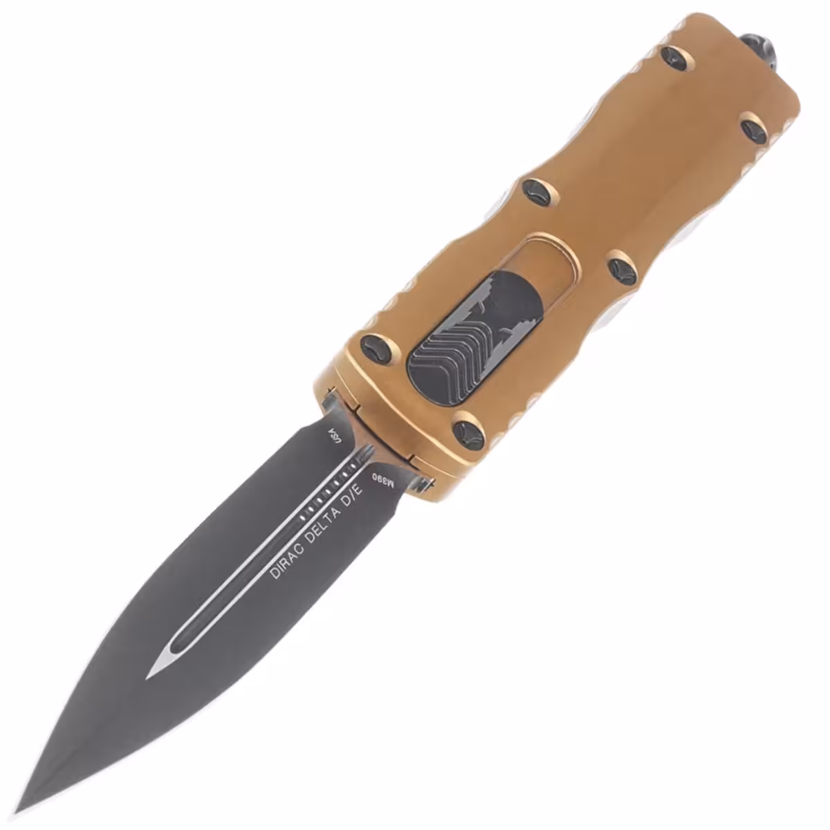 Microtech-Dirac-Delta-D-E-OTF-Knife-Tan-Aluminum-Black-M390-by-Tony-Marfione-227-1TA-123501_1