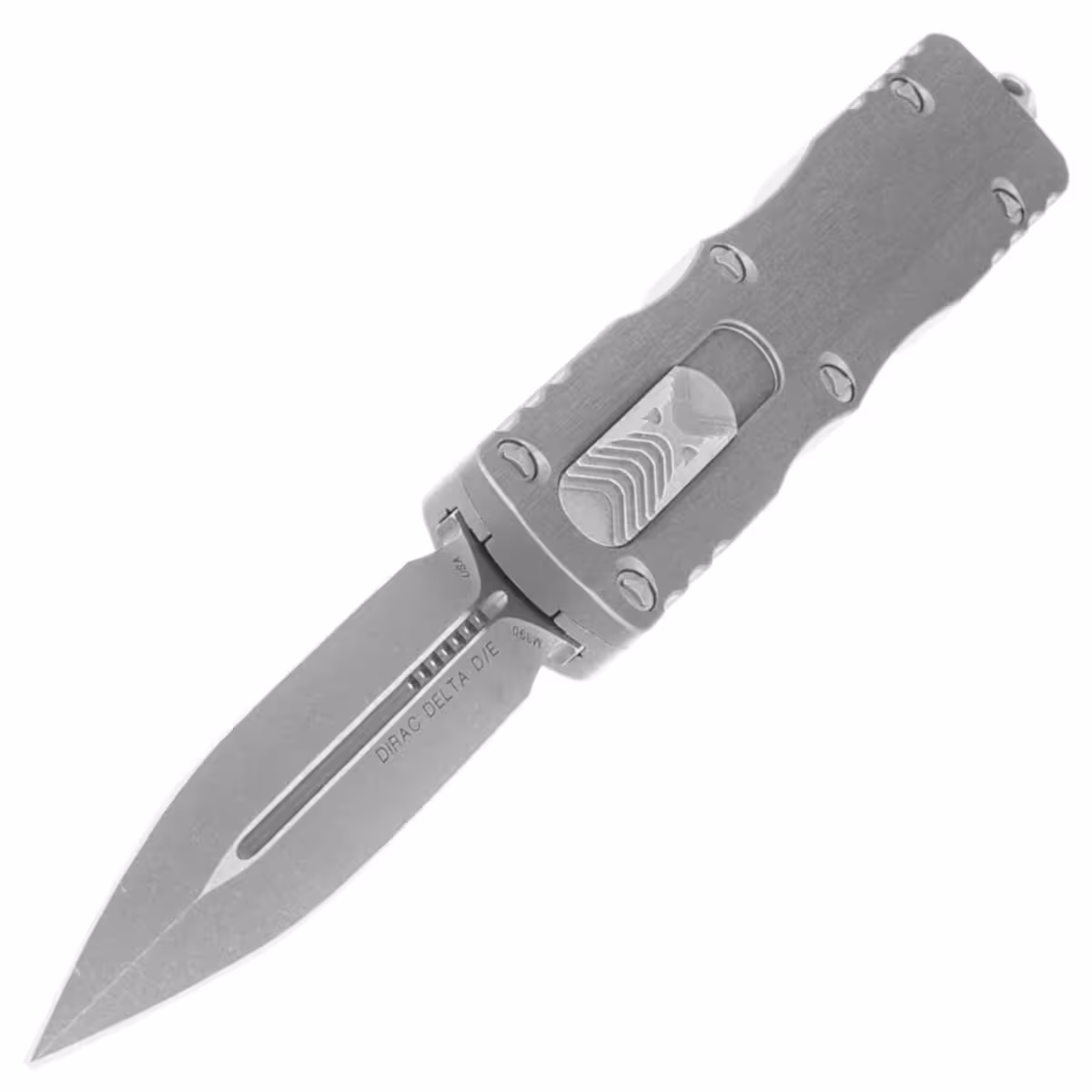 Microtech-Dirac-Delta-D-E-OTF-Knife-Natural-Clear-Aluminum-Apocalyptic-M390-by-Tony-Marfione-227-10APNC