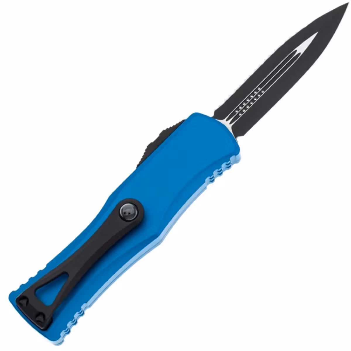 Microtech-Hera-D/E-Blue-Handle-Black-Blade-702-3BL