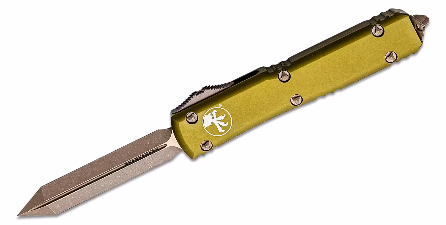 Vystřelovací Nůž Microtech Spartan Ultratech AUTO OTF Bronze Apocalyptic 223-13APOD