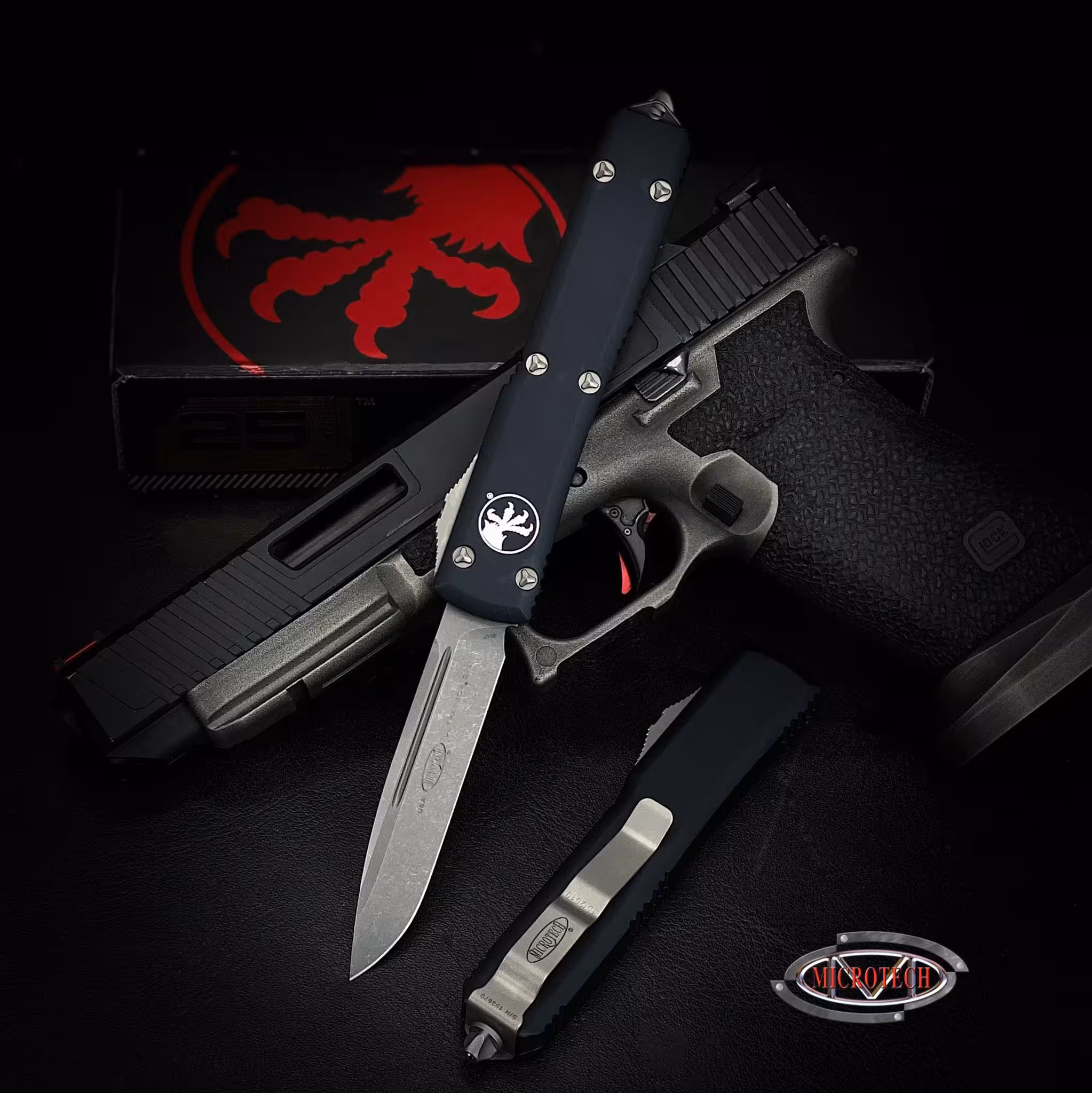Vystřelovací Nůž Microtech Ultrarech Apocalyptic Blade 121-10AP