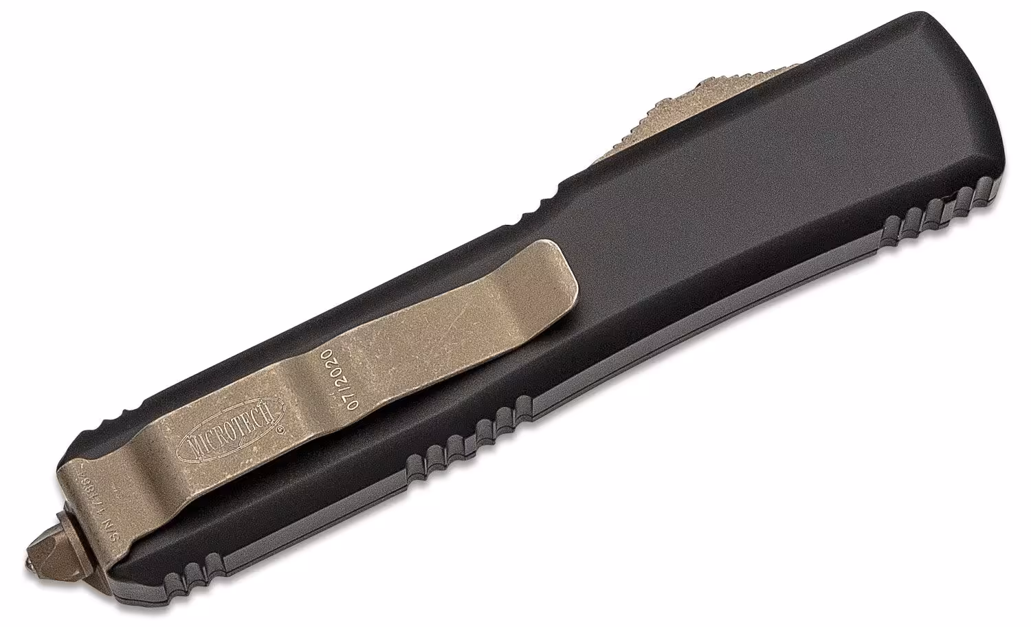 Vystřelovací Nůž Microtech Ultrarech Bronzed Apocalyptic 121-13AP