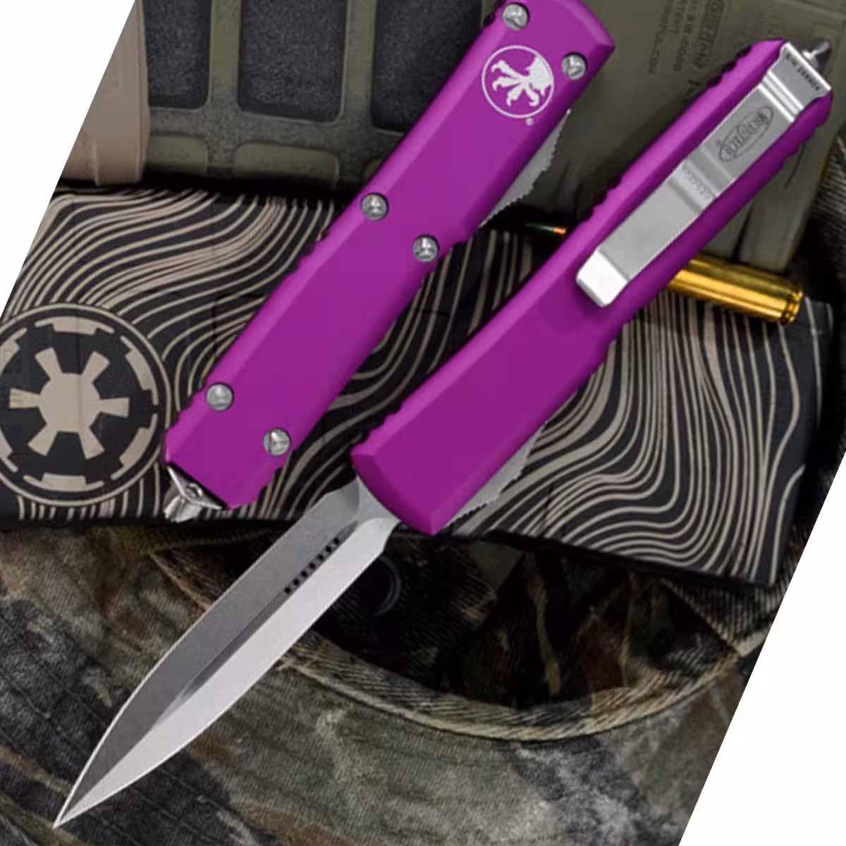 Microtech-Ultratech-Violet-Stonewash-122-10VI