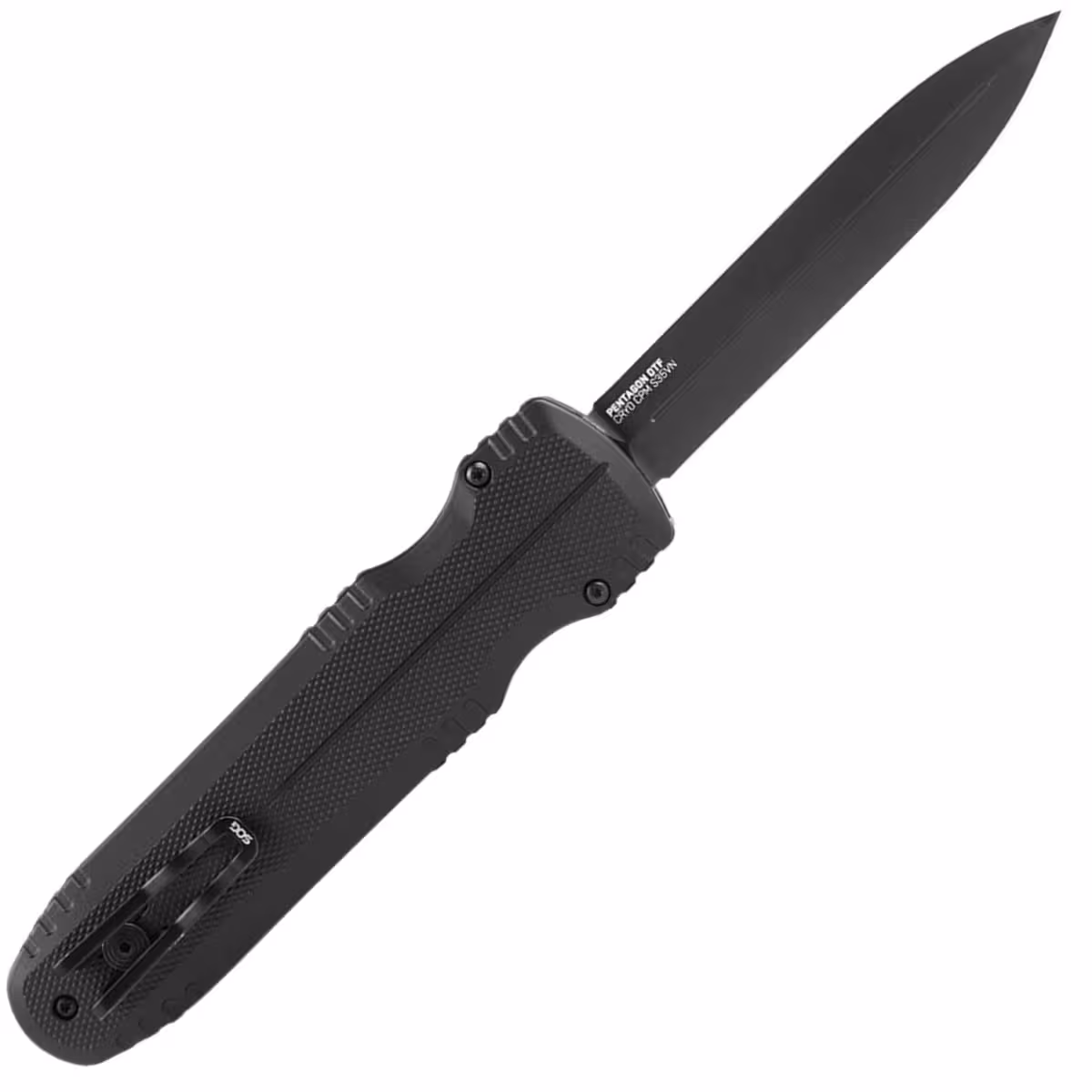 Vystřelovací Nůž SOG PENTAGON OTF BLACKOUT SOG-15-61-01-57