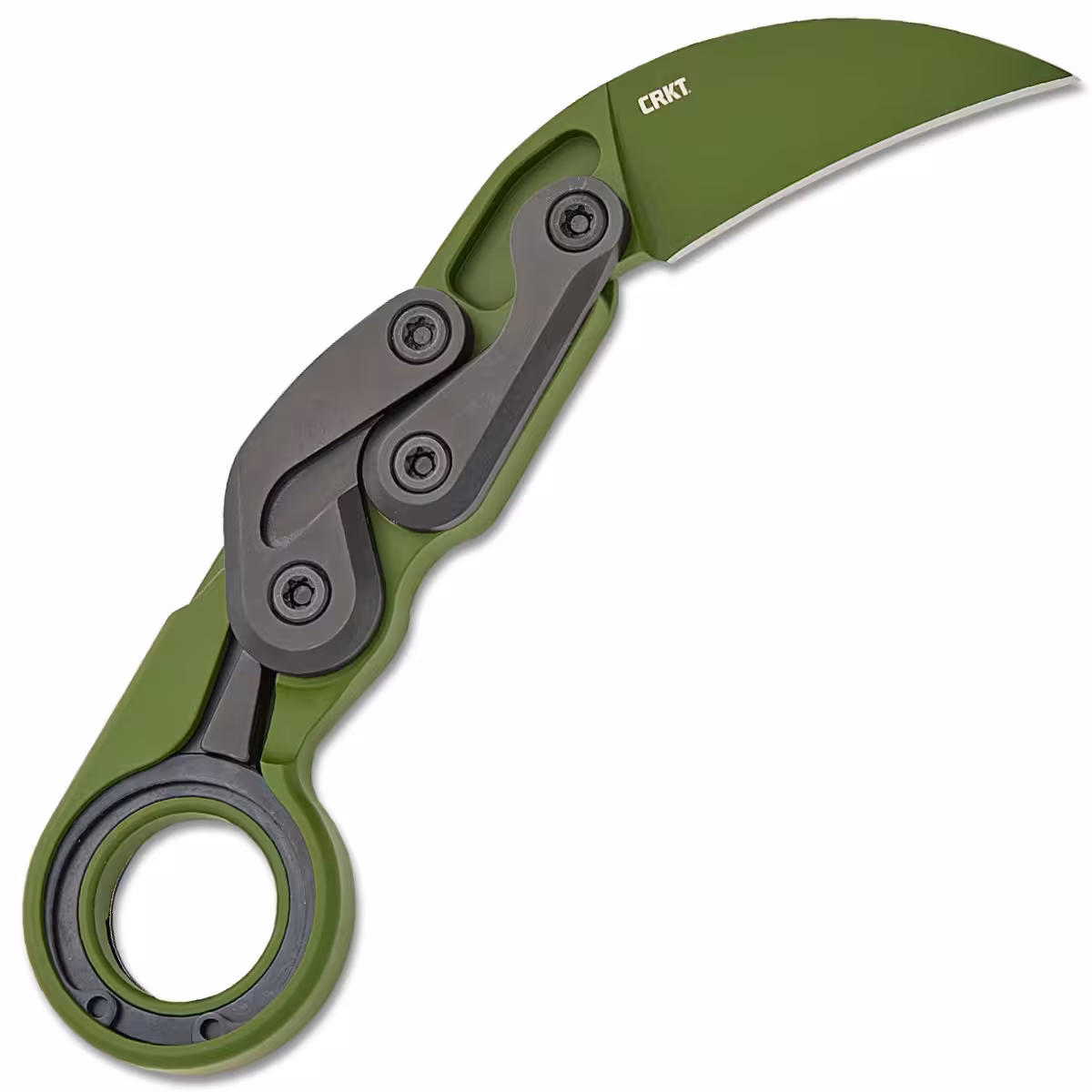 CRKT-4040BG-Kinematic-Provoke-Green-Cerakote-karambit-4040BG