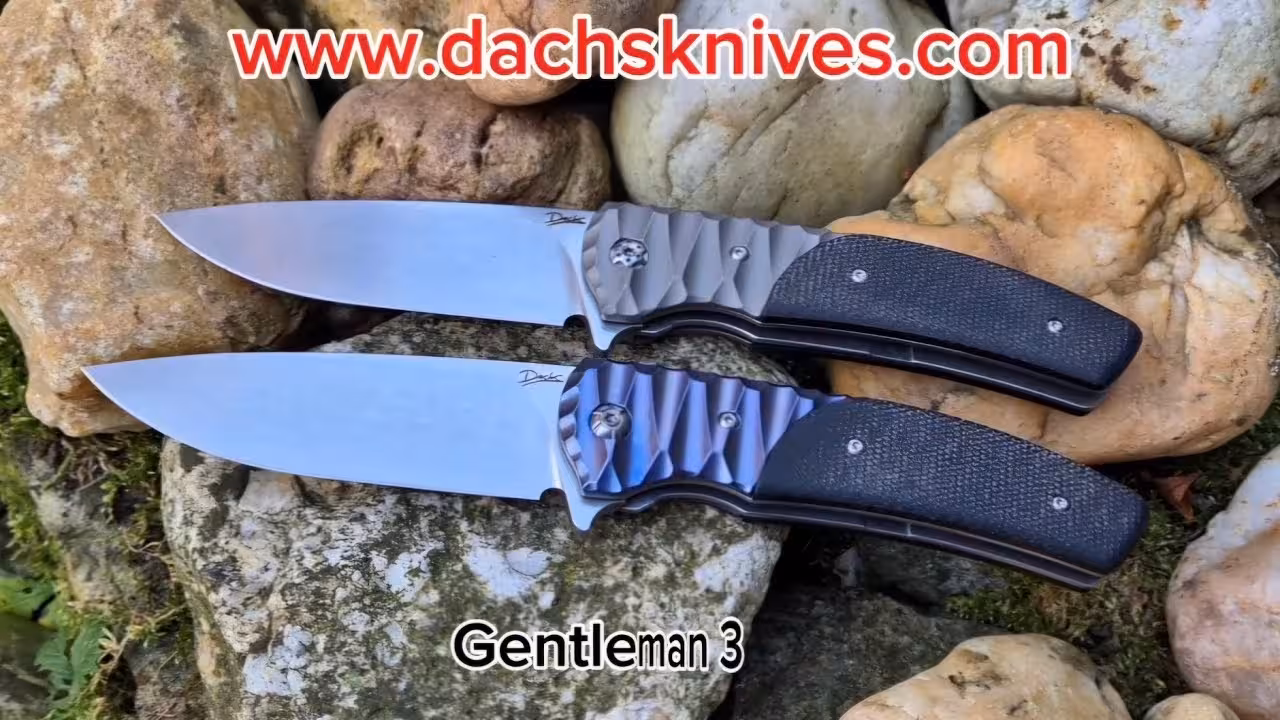 Zavírací Nůž Dachs Knives Gentleman 3 Titan šedý