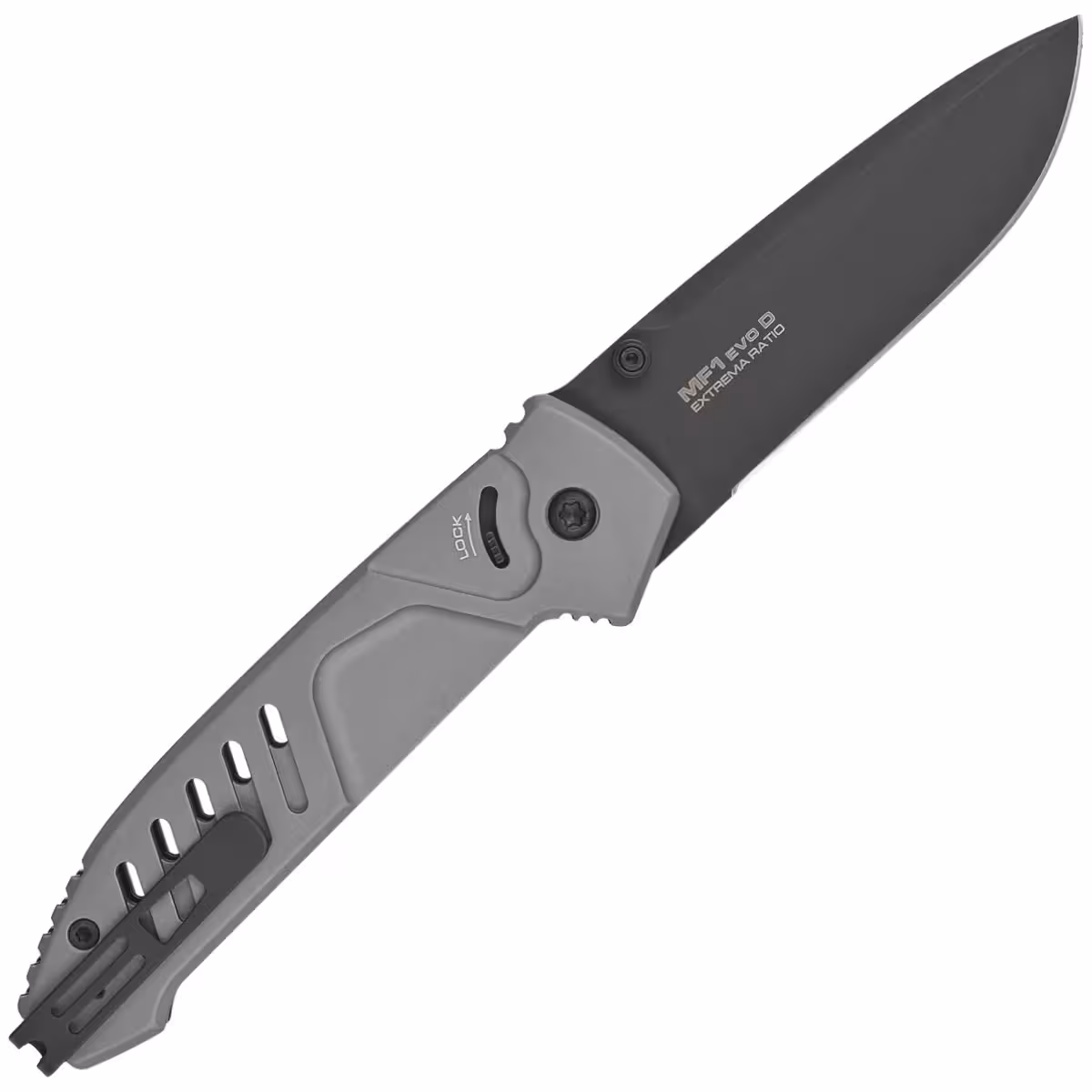 Extrema-Ratio-MF1-EVO-D-Knife-Tactical-Grey-Aluminum-Black-MIL-C-N690-04-1000-0232-BLK-GRY