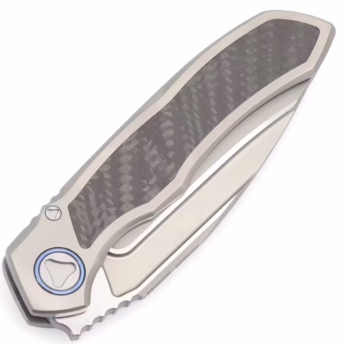 Microtech-Anax-Titanium-Blue-Carbon-190C-7CFITI