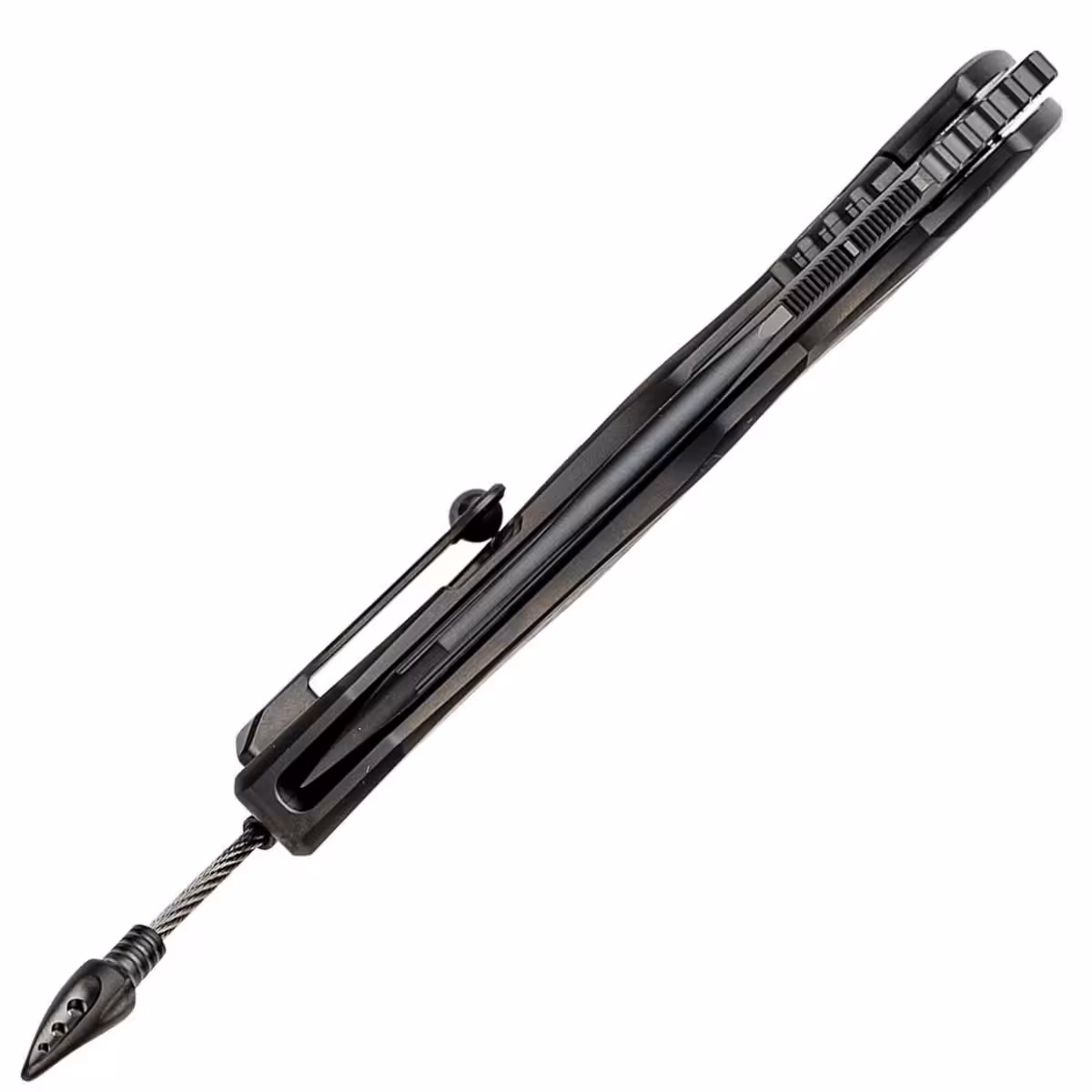 Microtech-Anax-Titanium-Handle-Carbon-191C-2DLCTCFITI