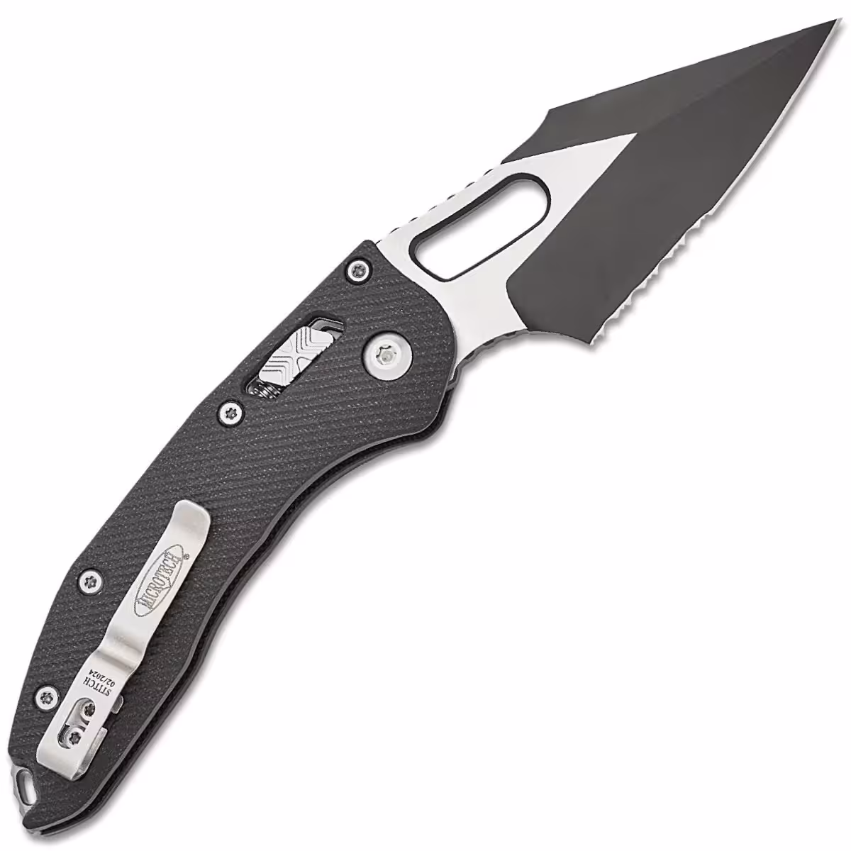 Microtech-Stitch-169RL-2FLGTBK