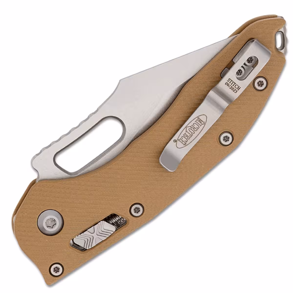 Microtech-Stitch-Stonewashed-169RL-10FLGTTA