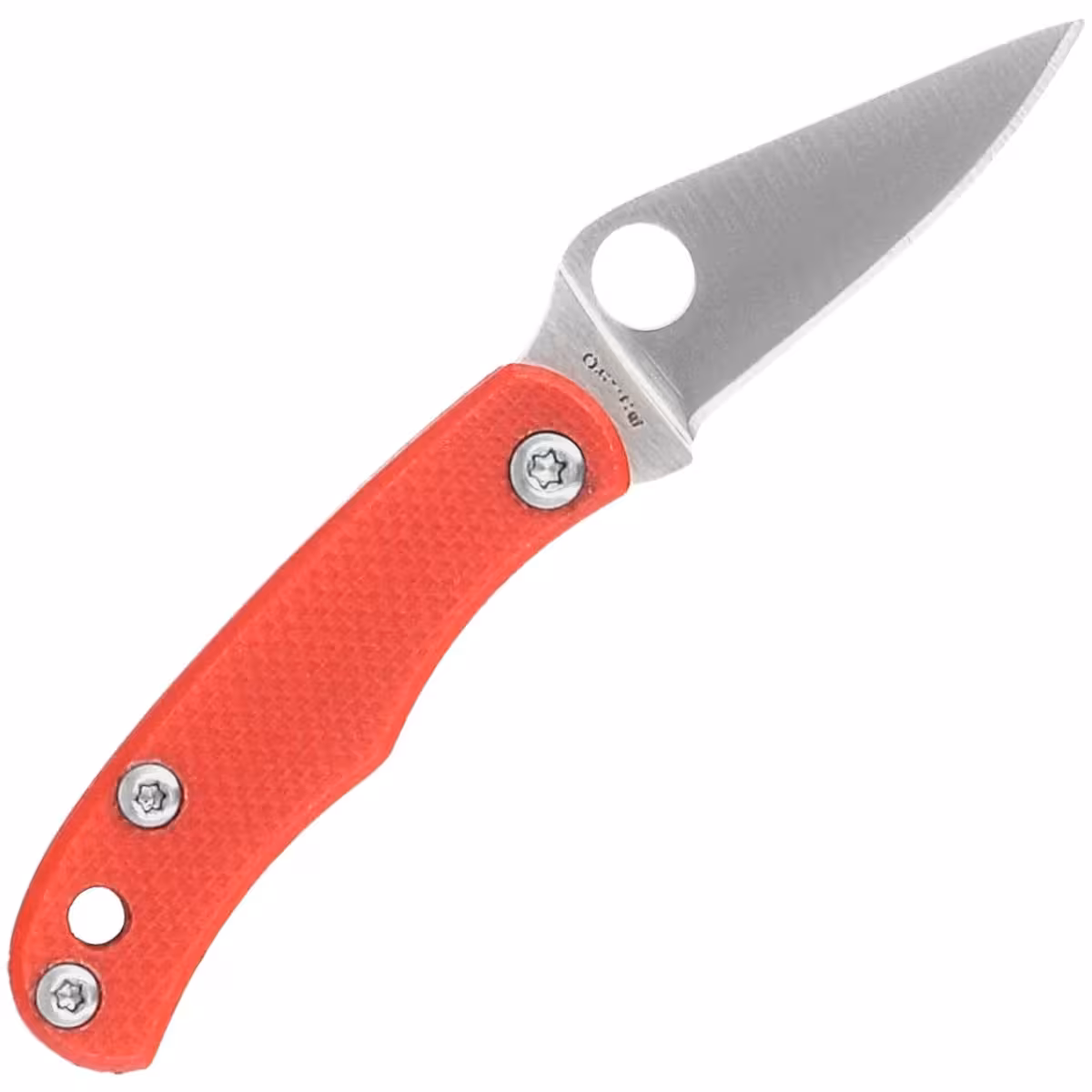 Spyderco-Bug-Knife-Red-G10-Satin-12C27-C133GRDP