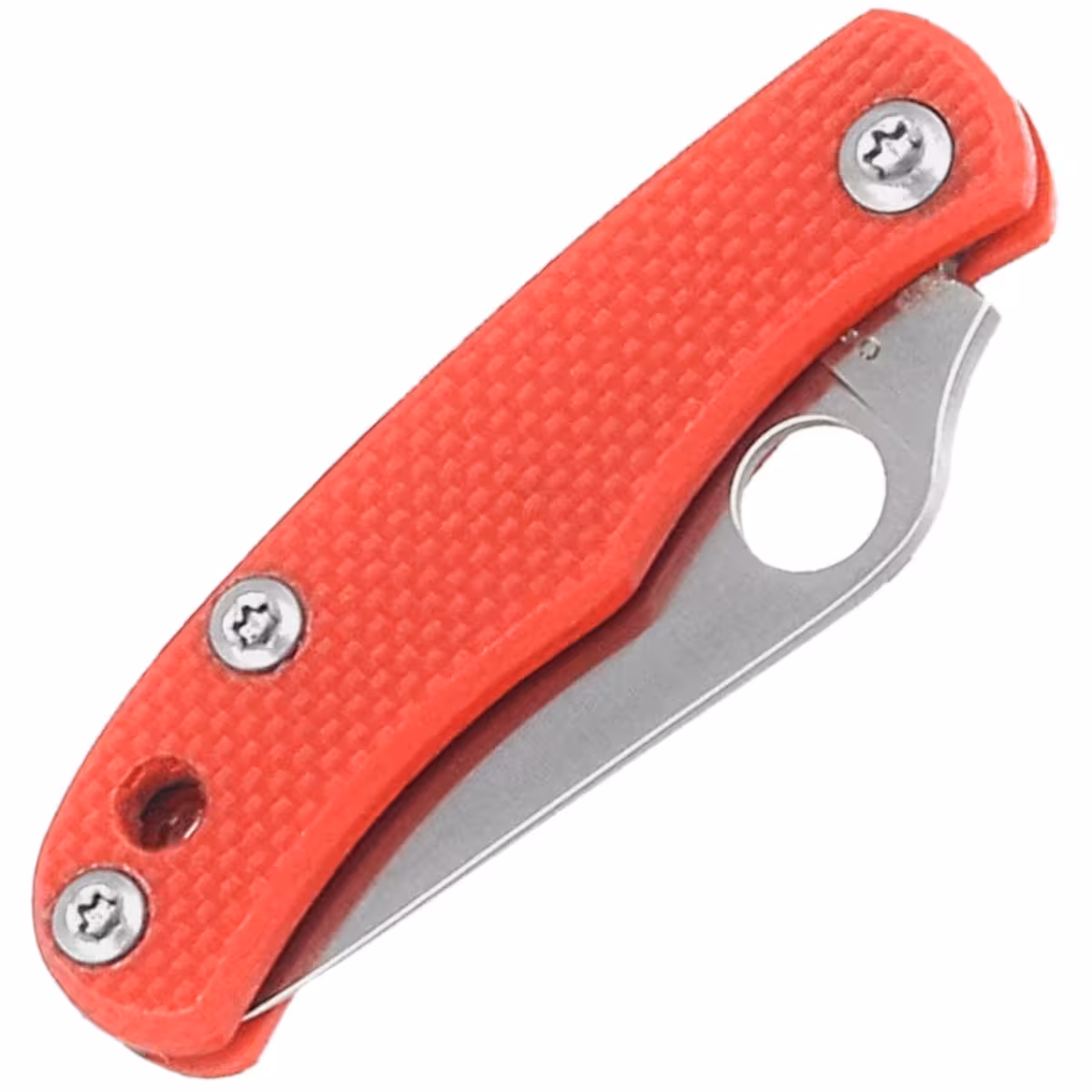 Spyderco-Bug-Knife-Red-G10-Satin-12C27-C133GRDP