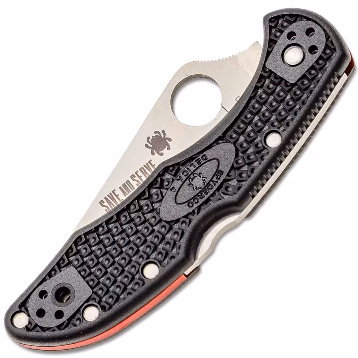 Spyderco-Delica-4-Lightweight-Thin-Red-C11FPSBKRD