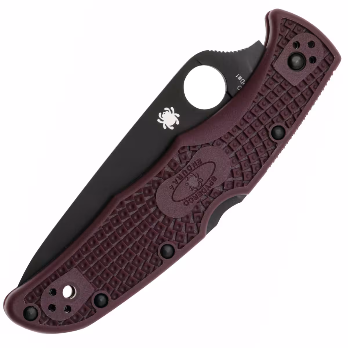 Spyderco-Endura-4-Burgundy-C10BGBKP