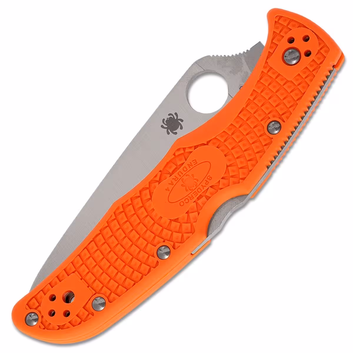 Spyderco-Endura-Flat-Ground-Orange-C10FPOR