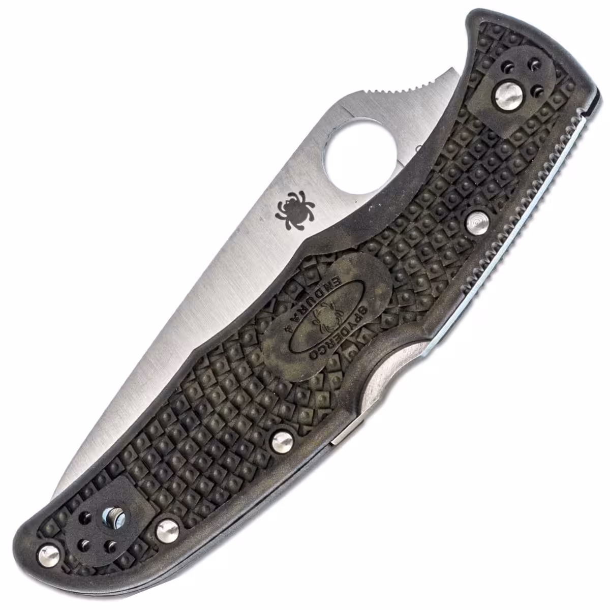 Spyderco-Endura-Flat-Ground-Zome-Green-C10ZFPGR