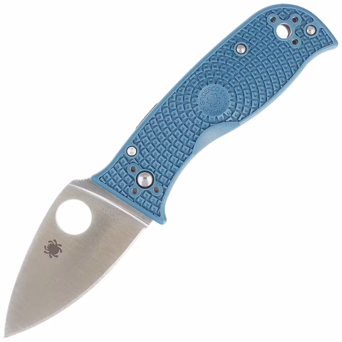 Spyderco-Lil-Temperance-3-Lightweight-Blue-FRN-Satin-Plain-K390-C69PBL3K390