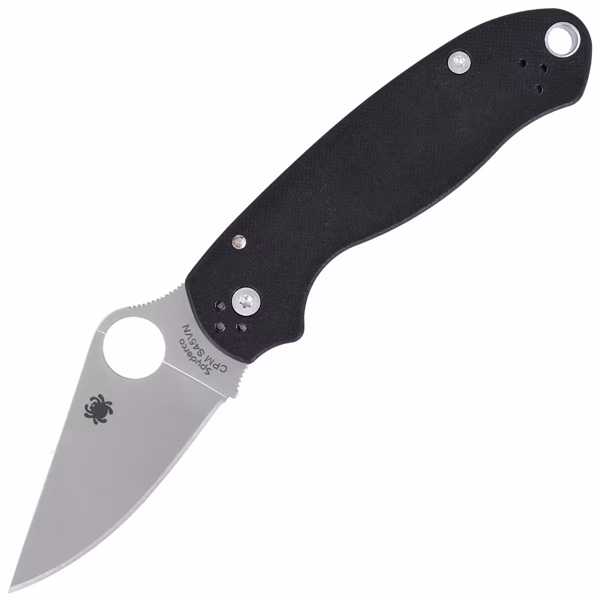 Spyderco-Para-3-G-10-Black-PlainEdge-Knife-C223GP