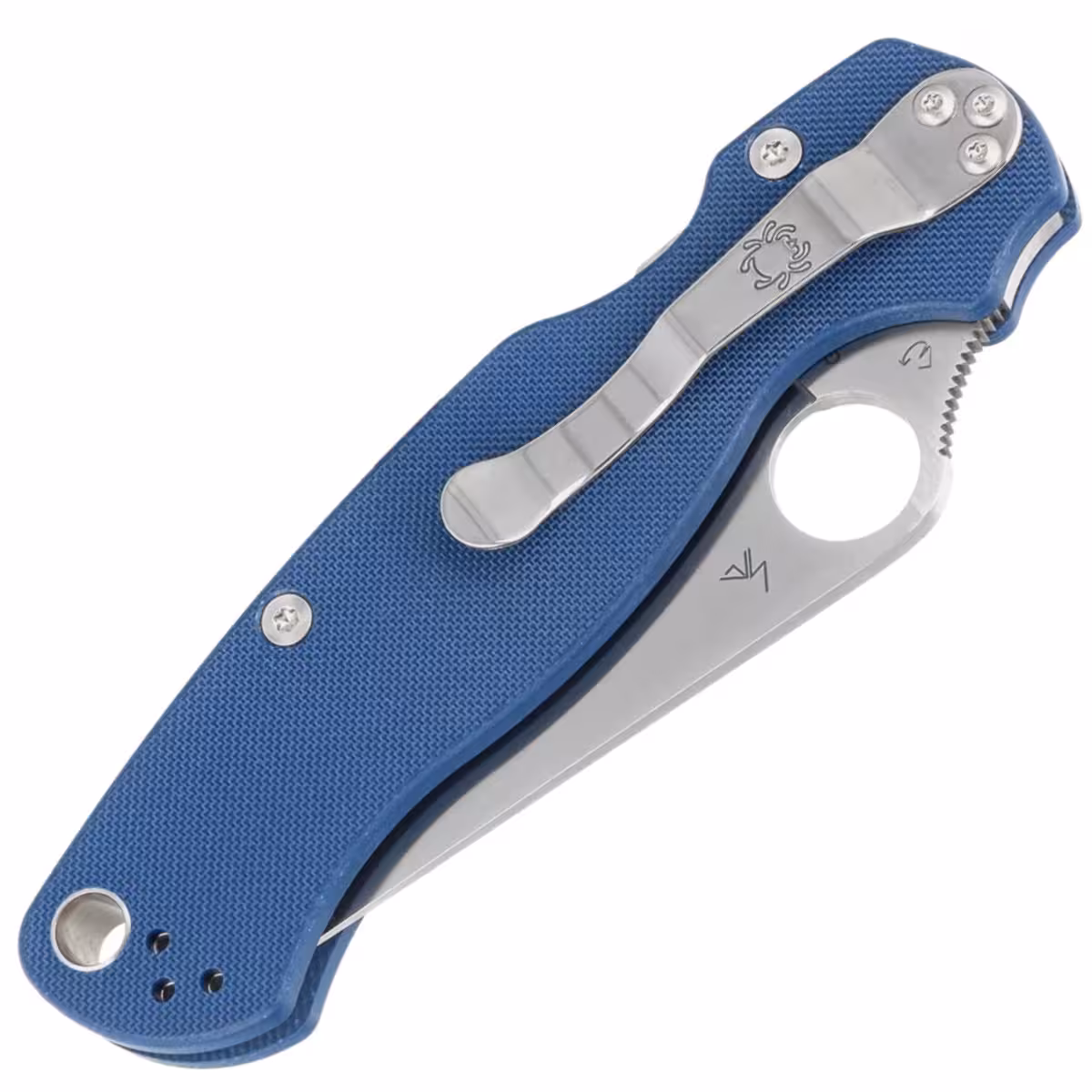 Spyderco-Para-Military-2-Cobalt-Blue-G10-Satin-CPM-SPY27-C81GPCBL2