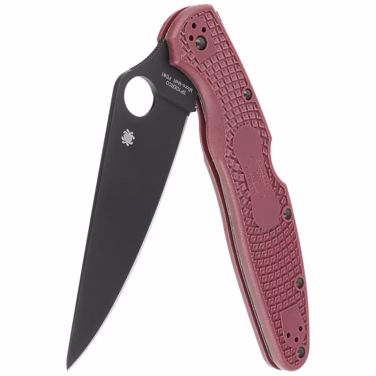 Spyderco-Police-4-Sprint-Run-Burgundy-FRN-TiCN-Micro-Melt-PD-1-by-Sal-Glesser-C07BGBKP4