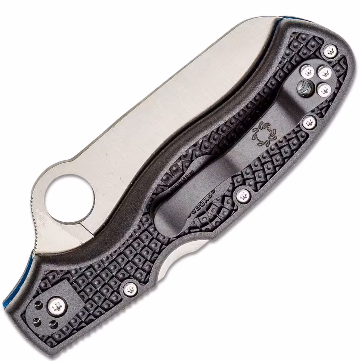 Spyderco-Rescue-3-Lightweight-Thin-Blue-Lin-C14FSBKBL3