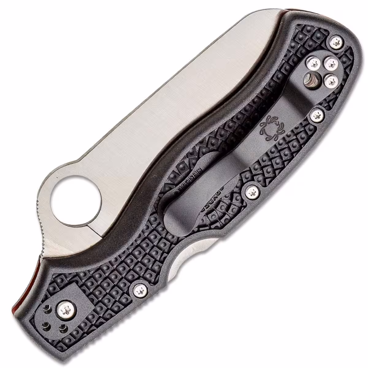 Spyderco-Rescue-3-Lightweight-Thin-Red-Line-C14FSBKRD3
