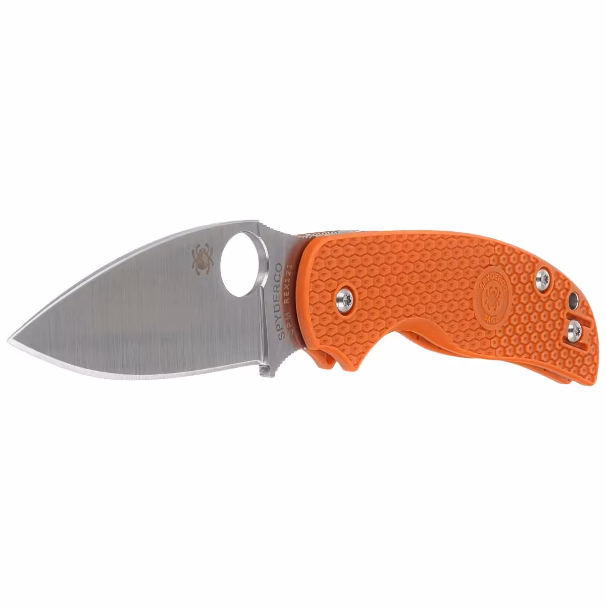 Spyderco-Sage-5-Burnt-Orange-FRN-Knife-Satin-Plain