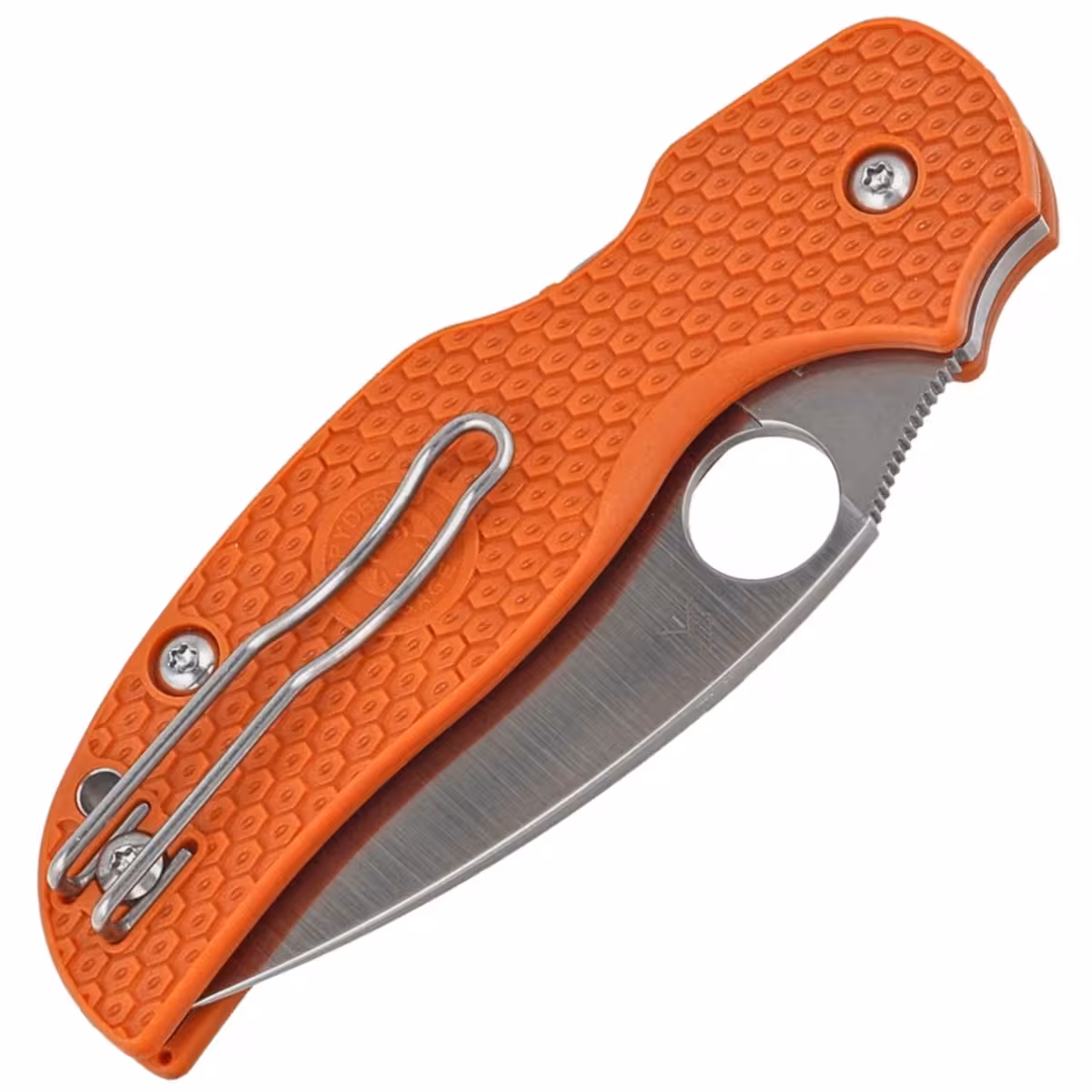 Spyderco-Sage-5-Burnt-Orange-FRN-Knife-Satin-Plain