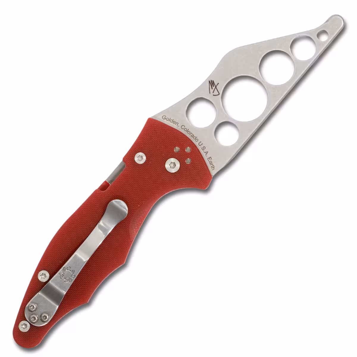 Spyderco-Yojimbo-2-Červený-Tréner-C85TR2