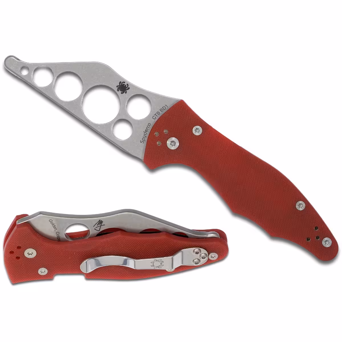 Spyderco-Yojimbo-2-Červený-Tréner-C85TR2