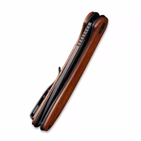 zavírací nůž WEKNIFE Saakshi Cuibourtia wood - black stonewashed